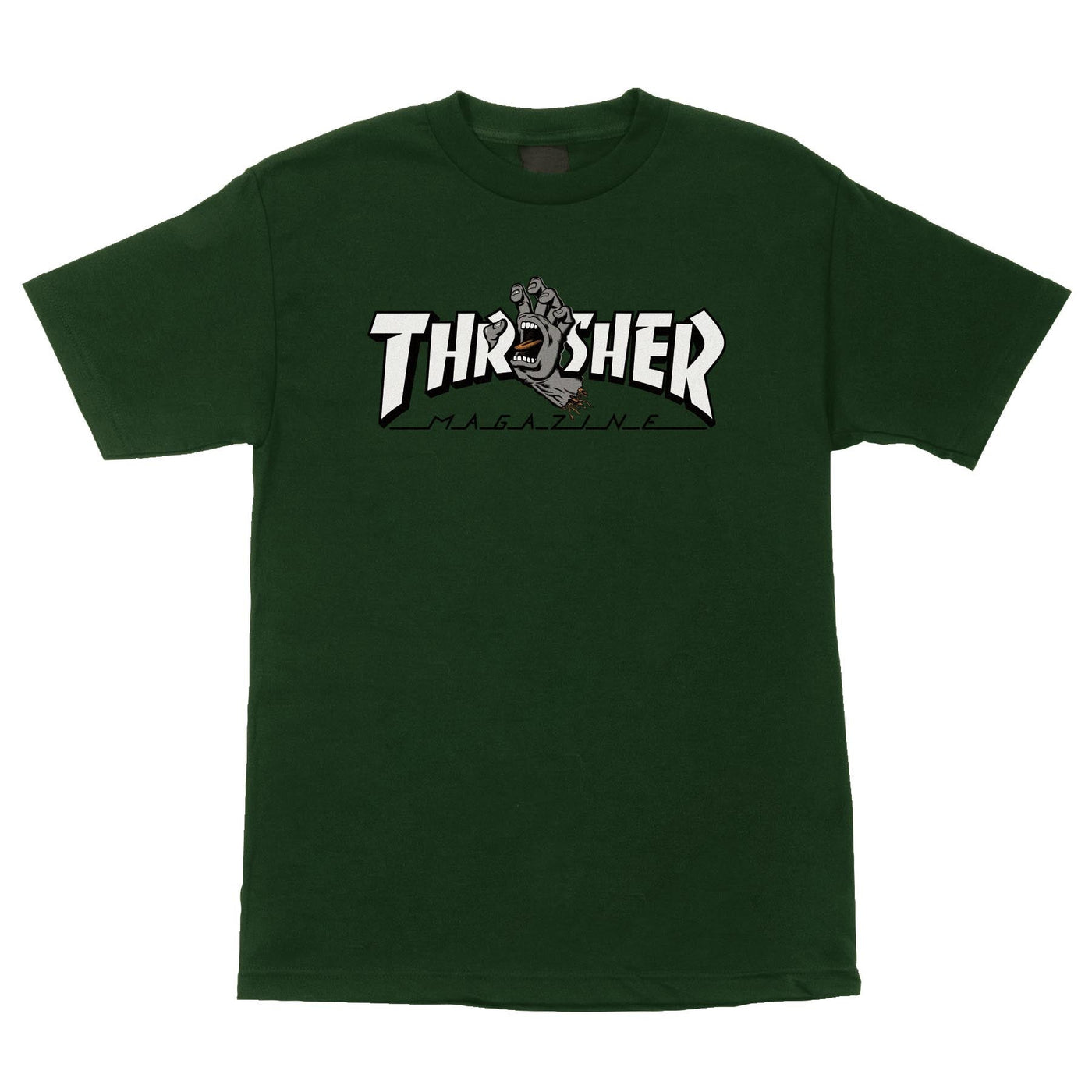 Santa Cruz - Polera Thrasher Screaming Logo Forest Green - Lo Mejor De Santa Cruz - Solo Por $29990! Compra Ahora En Wallride Skateshop