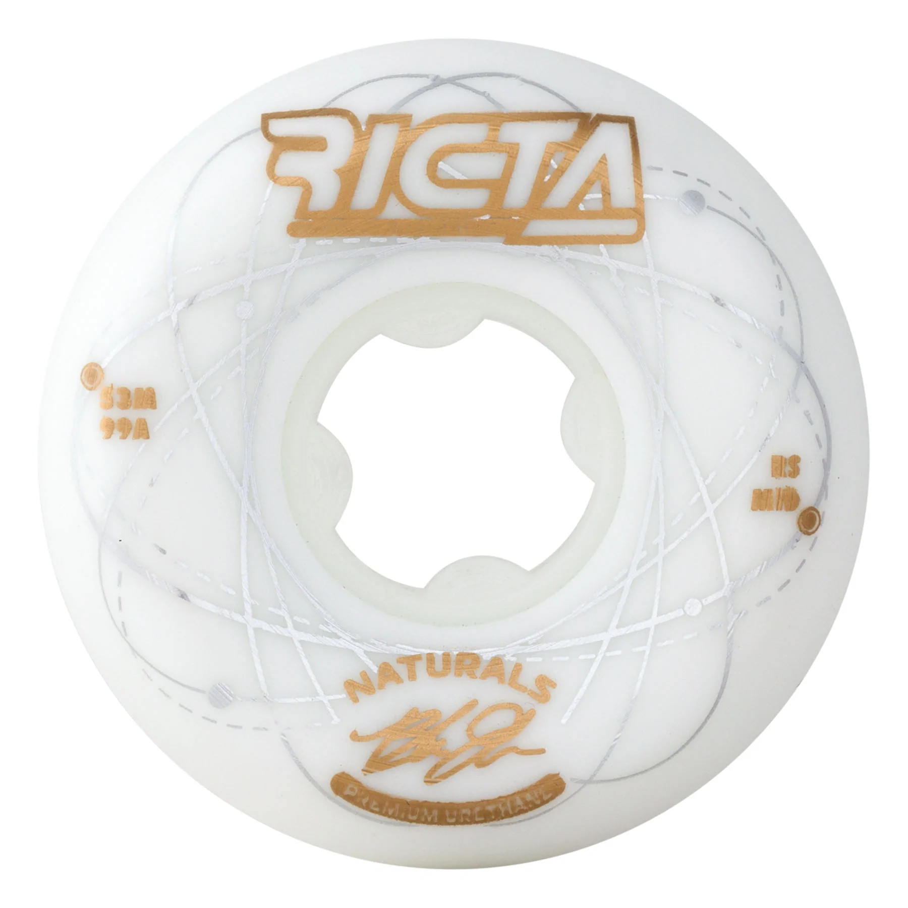 Ricta Brevard Source Nat Wide 53mm Roues de board 99a
