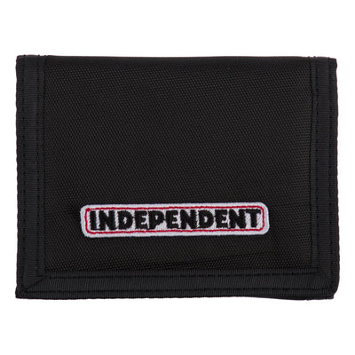 Billetera Velcro Bar Logo Black