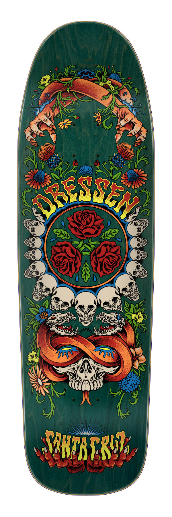 Santa Cruz - Tabla Dressen Rose Crew Three Shaped 9.31x32.36 - Lo Mejor De Santa Cruz - Solo Por $59990! Compra Ahora En Wallride Skateshop