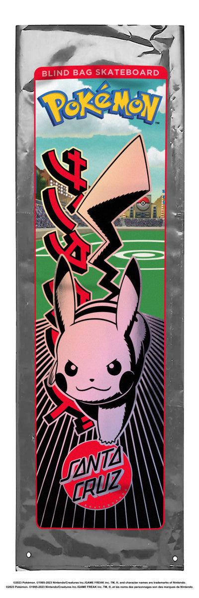 Pokémon x Santa Cruz - Tabla Pokémon Blind Bag (Bolsa ciega) Diseño al azar - 8.0x31.6 - Lo Mejor De Santa Cruz - Solo Por $199990! Compra Ahora En Wallride Skateshop