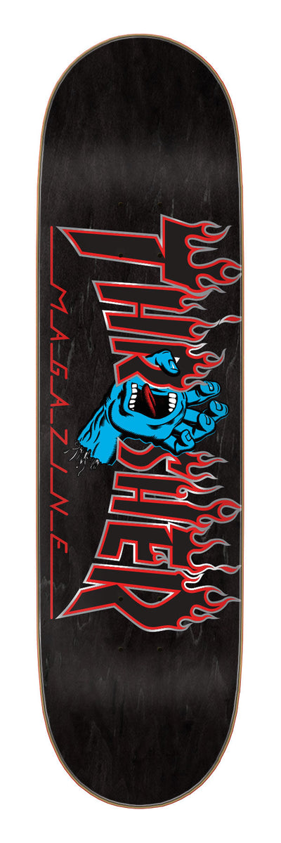 Santa Cruz - Tabla Thrasher Screaming Flame Logo 8.5x32.2 + Lija Iron - Lo Mejor De Santa Cruz - Solo Por $64990! Compra Ahora En Wallride Skateshop