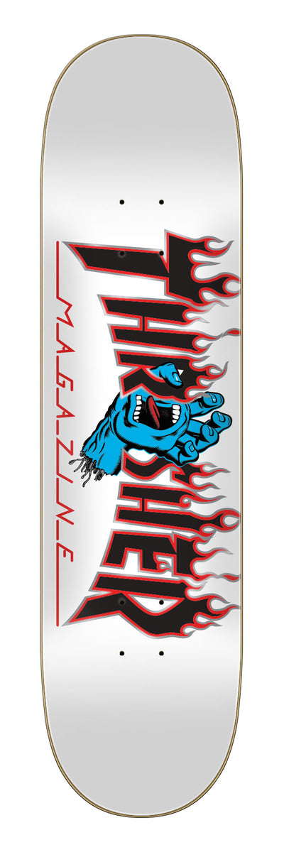 Santa Cruz - Tabla Thrasher Screaming Flame Logo 8.0x31.6 + Lija Iron - Lo Mejor De Santa Cruz - Solo Por $64990! Compra Ahora En Wallride Skateshop