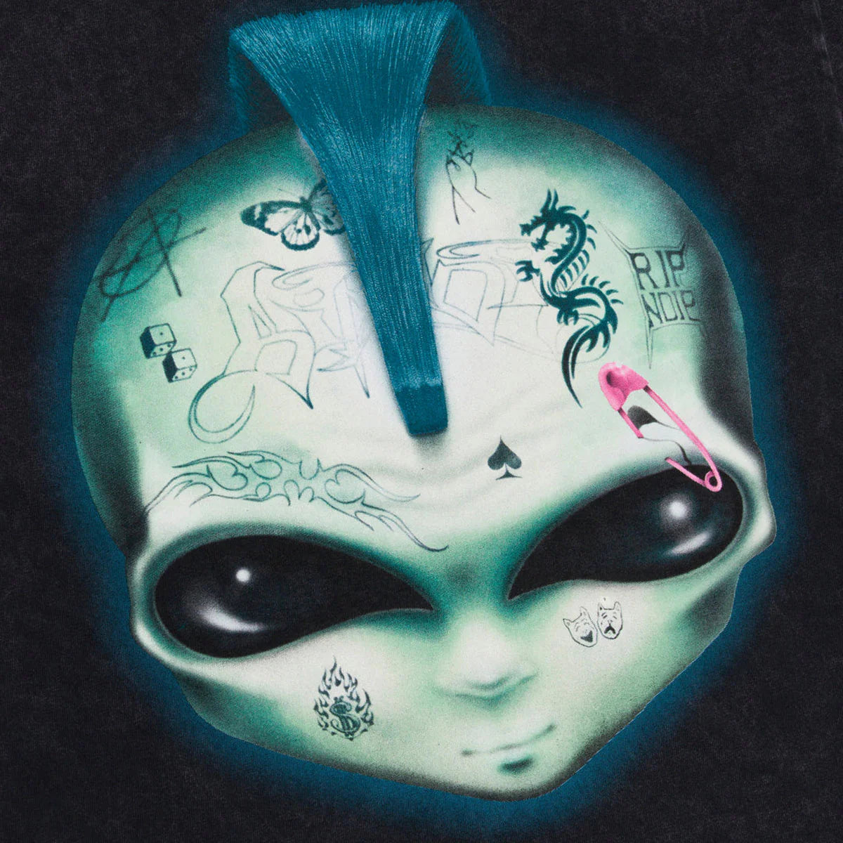 Ripndip - Polera Squabble Up Black Vintage Wash