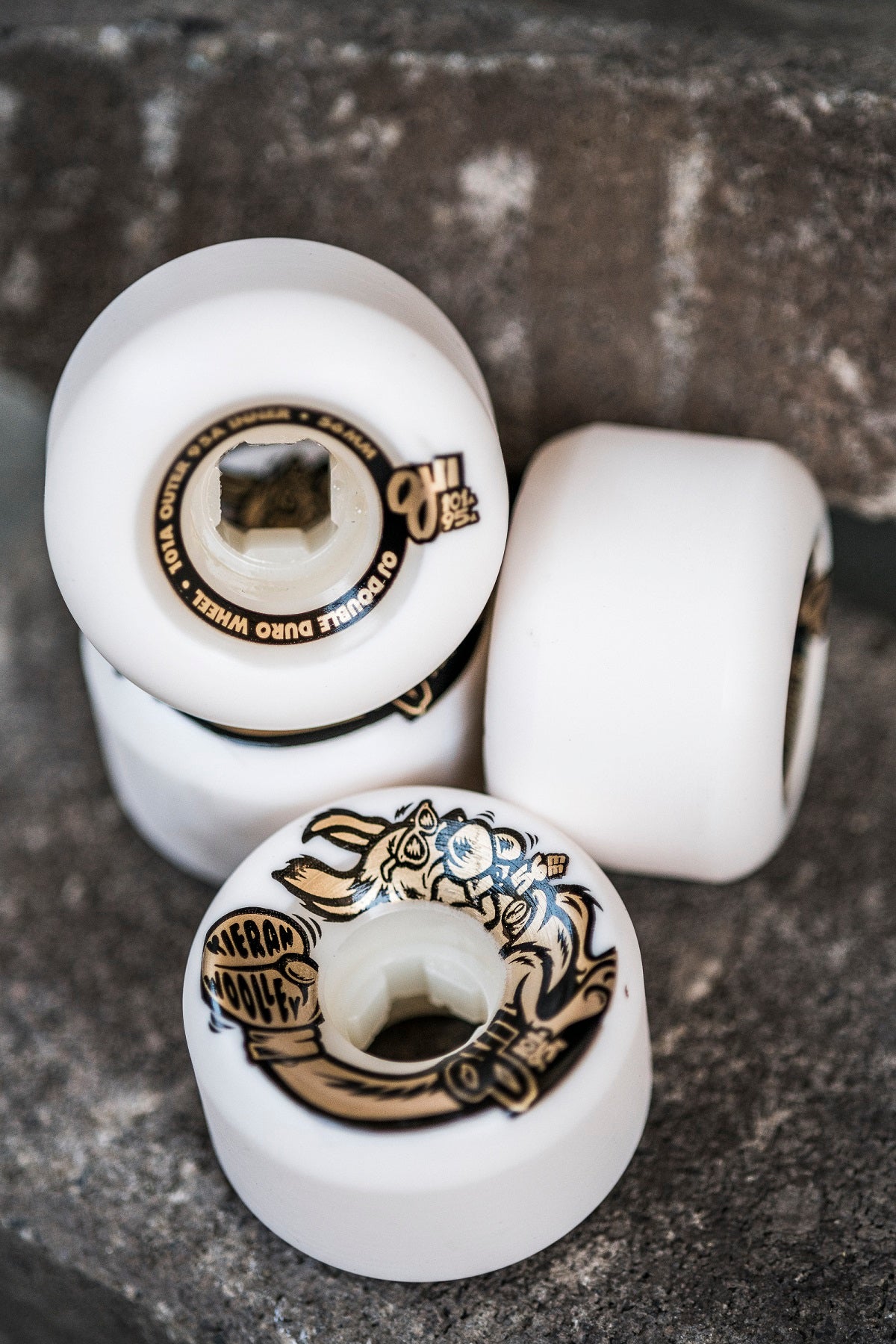 OJ - Ruedas Kieran Woolley Roo Gold Double Duro White Mini Combo 101a/95a 56mm - Lo Mejor De OJ Wheels - Solo Por $54990! Compra Ahora En Wallride Skateshop