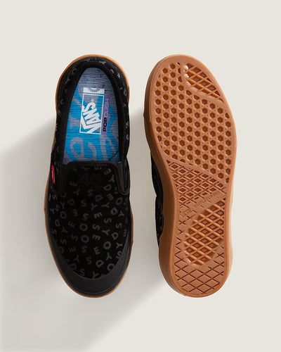 Vans - Zapatillas BMX Slip-On Black/Red