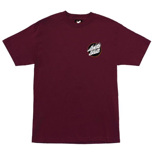Pokémon x Santa Cruz - Polera Pokémon Fire Type 3 Burgundy (Charizard)