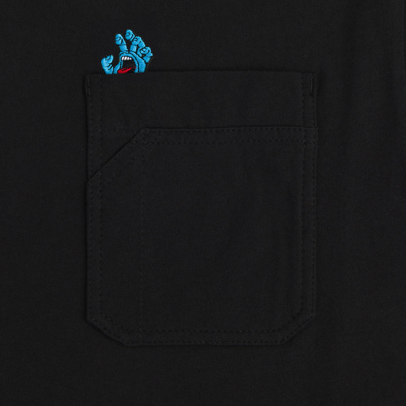 Santa Cruz - Polera Screaming Hand Utility Pocket Black - Lo Mejor De Santa Cruz - Solo Por $24990! Compra Ahora En Wallride Skateshop