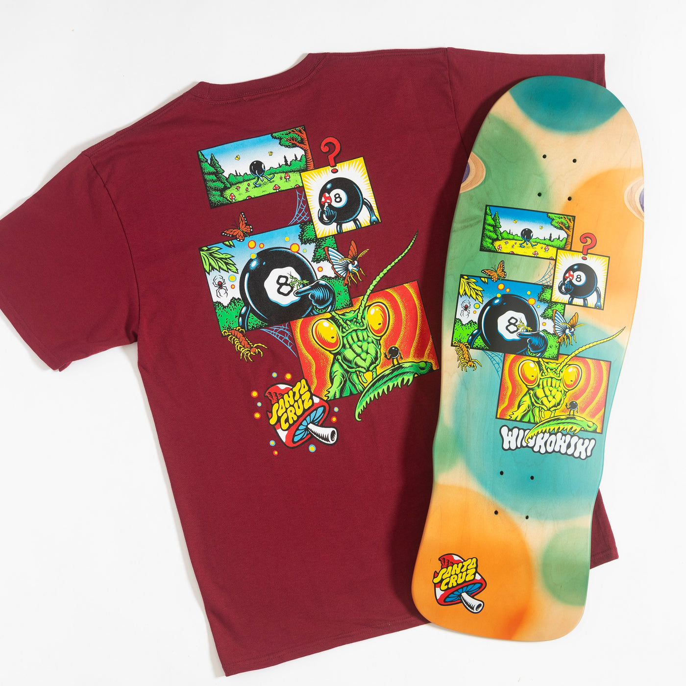 Santa Cruz - Polera Winkowski 8Ballr Comic Cardinal - Lo Mejor De Santa Cruz - Solo Por $24990! Compra Ahora En Wallride Skateshop