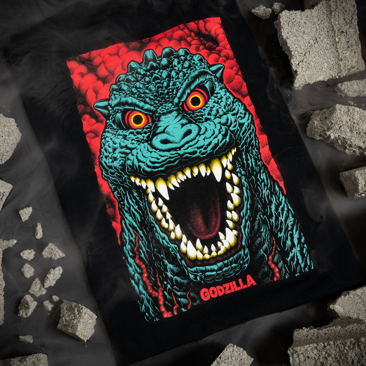 Santa Cruz - Polera Godzilla Destroyer Stripes Black - Lo Mejor De Santa Cruz - Solo Por $29990! Compra Ahora En Wallride Skateshop