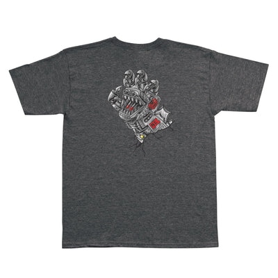 Santa Cruz - Polera Niño Godzilla Mecha Hand Dark Heather - Lo Mejor De Santa Cruz - Solo Por $29990! Compra Ahora En Wallride Skateshop