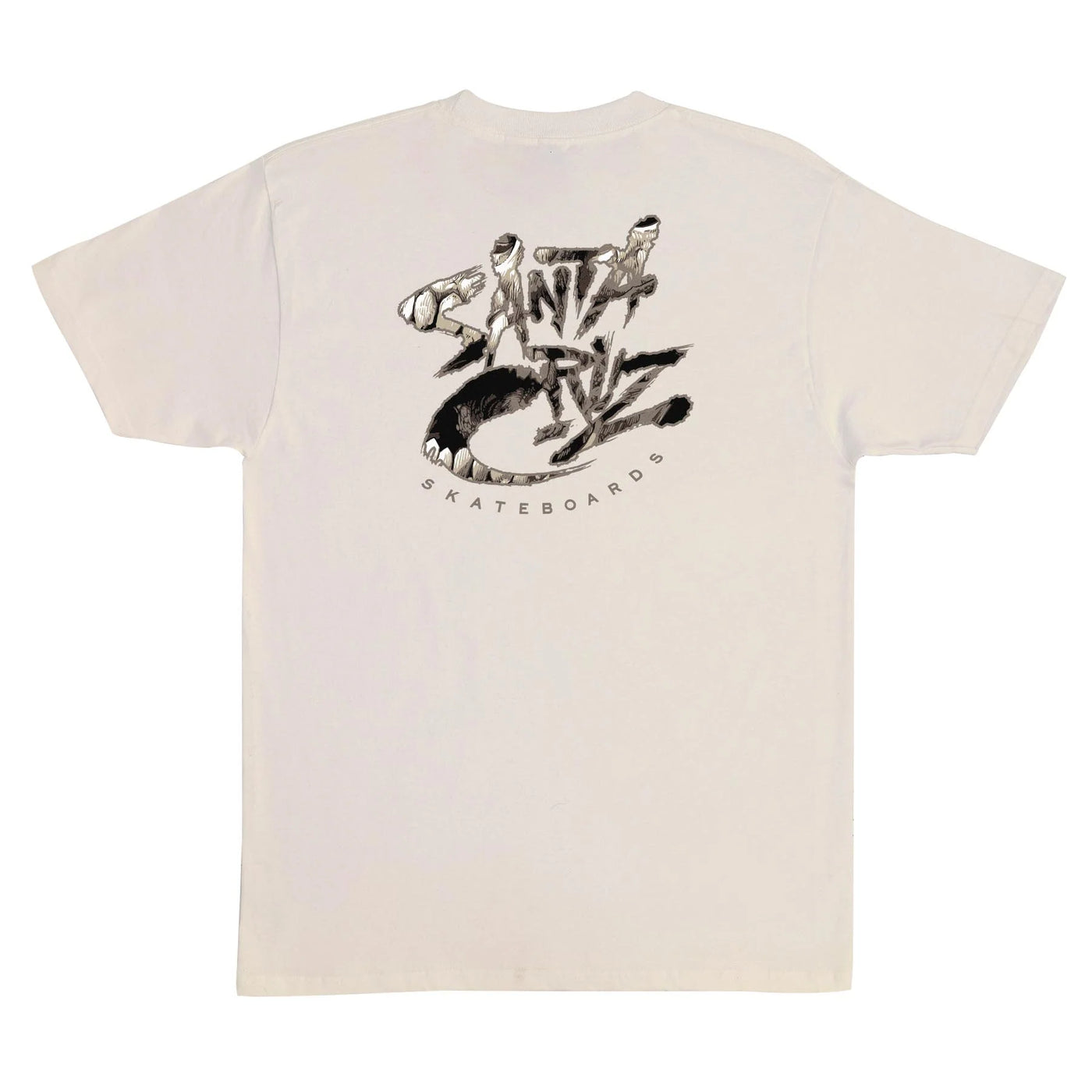 Santa Cruz - Polera Pace Deathtrap Ovrszd Natural