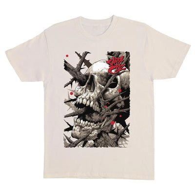 Santa Cruz - Polera Pace Deathtrap Ovrszd Natural