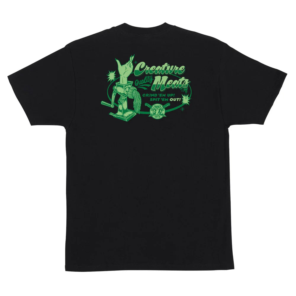 Creature	- Polera Meat Grinder Black
