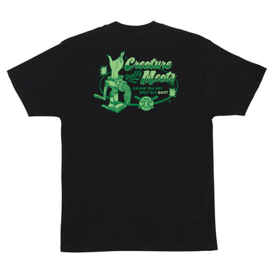 Creature	- Polera Meat Grinder Black