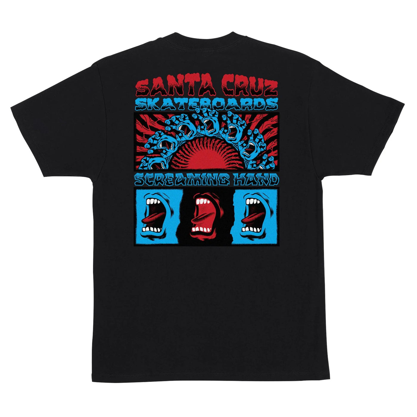 Santa Cruz - Polera Screaming Connect Black