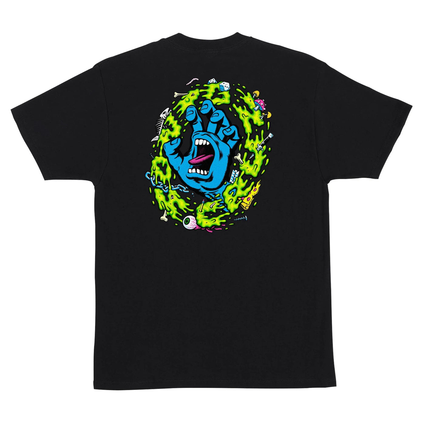 Santa Cruz - Polera Slime Scream Black