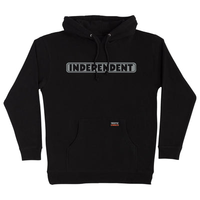 Independent	- Poleron Canguro Bar Logo Reflective Black