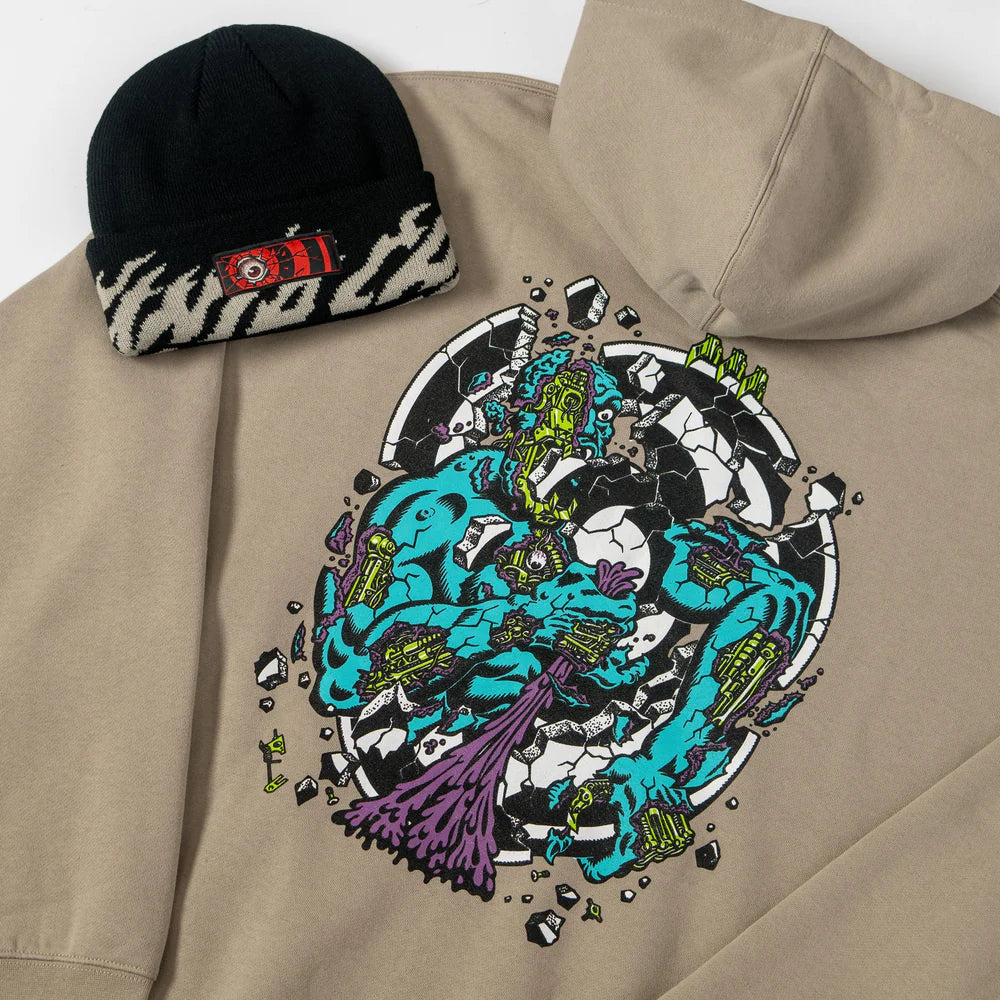 Santa Cruz - Poleron Canguro Roskopp Dissect Cement