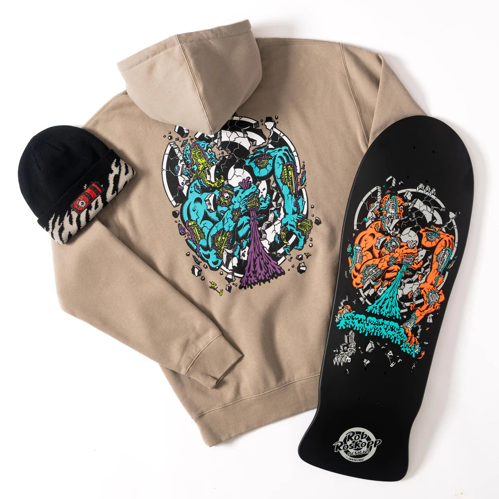 Santa Cruz - Poleron Canguro Roskopp Dissect Cement