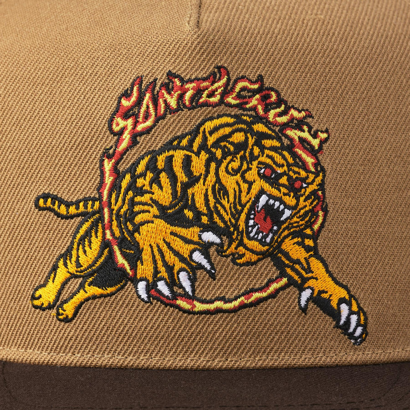 Santa Cruz - Gorro Snapback Salba Tiger Khaki/Brown - Lo Mejor De Santa Cruz - Solo Por $29990! Compra Ahora En Wallride Skateshop