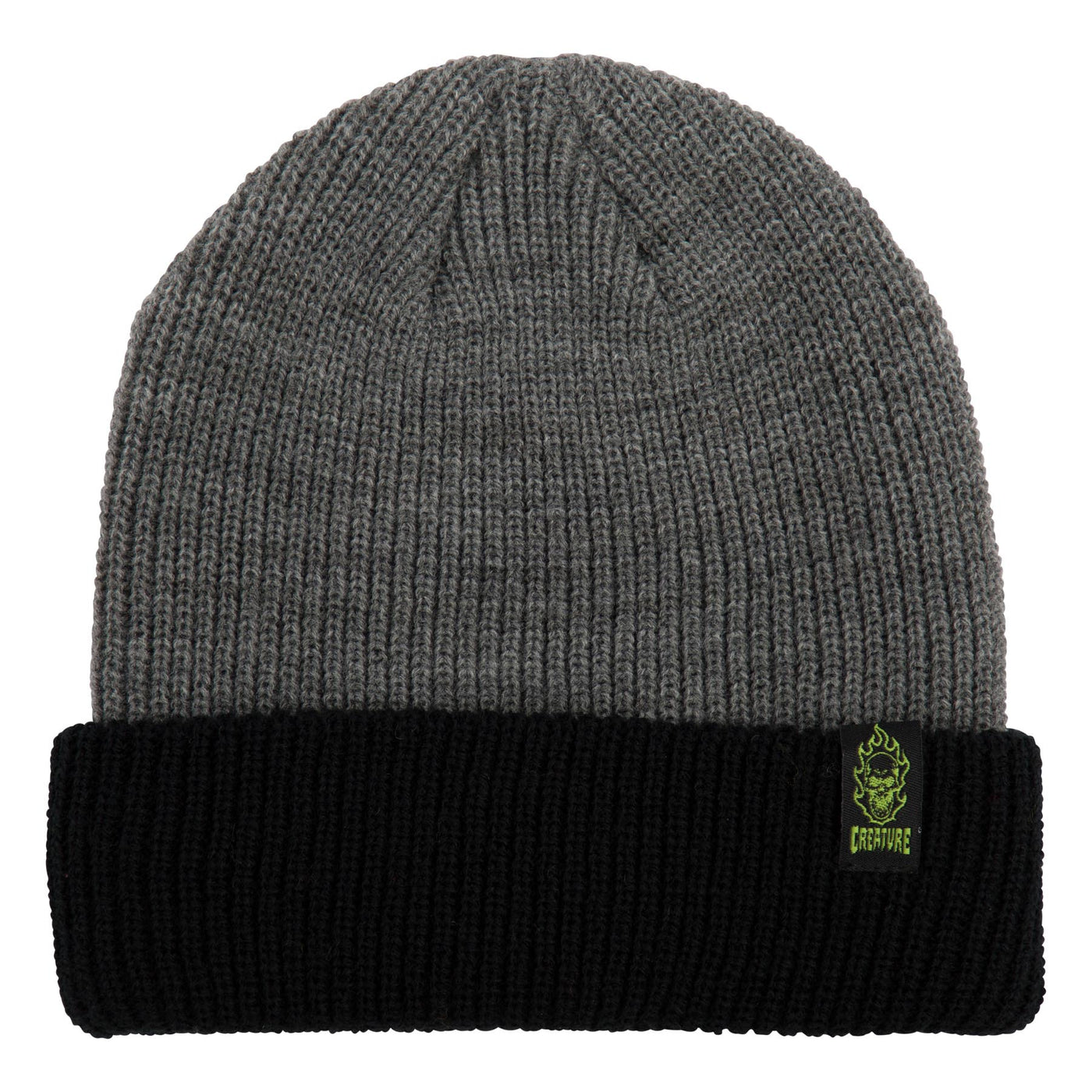 Creature - Gorro Beanie Bonehead Label Long Shoreman Black/Grey - Lo Mejor De Creature - Solo Por $19990! Compra Ahora En Wallride Skateshop