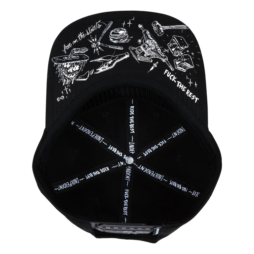 Independent - Gorro Snapback Bratrud Notebook Unstructured Black