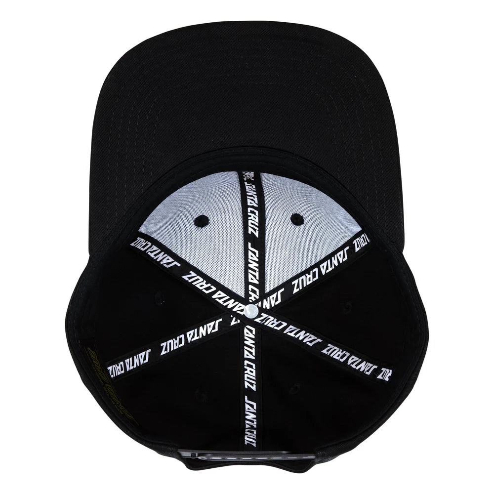Santa Cruz - Gorro Snapback Natas MFG Panther Structured Black