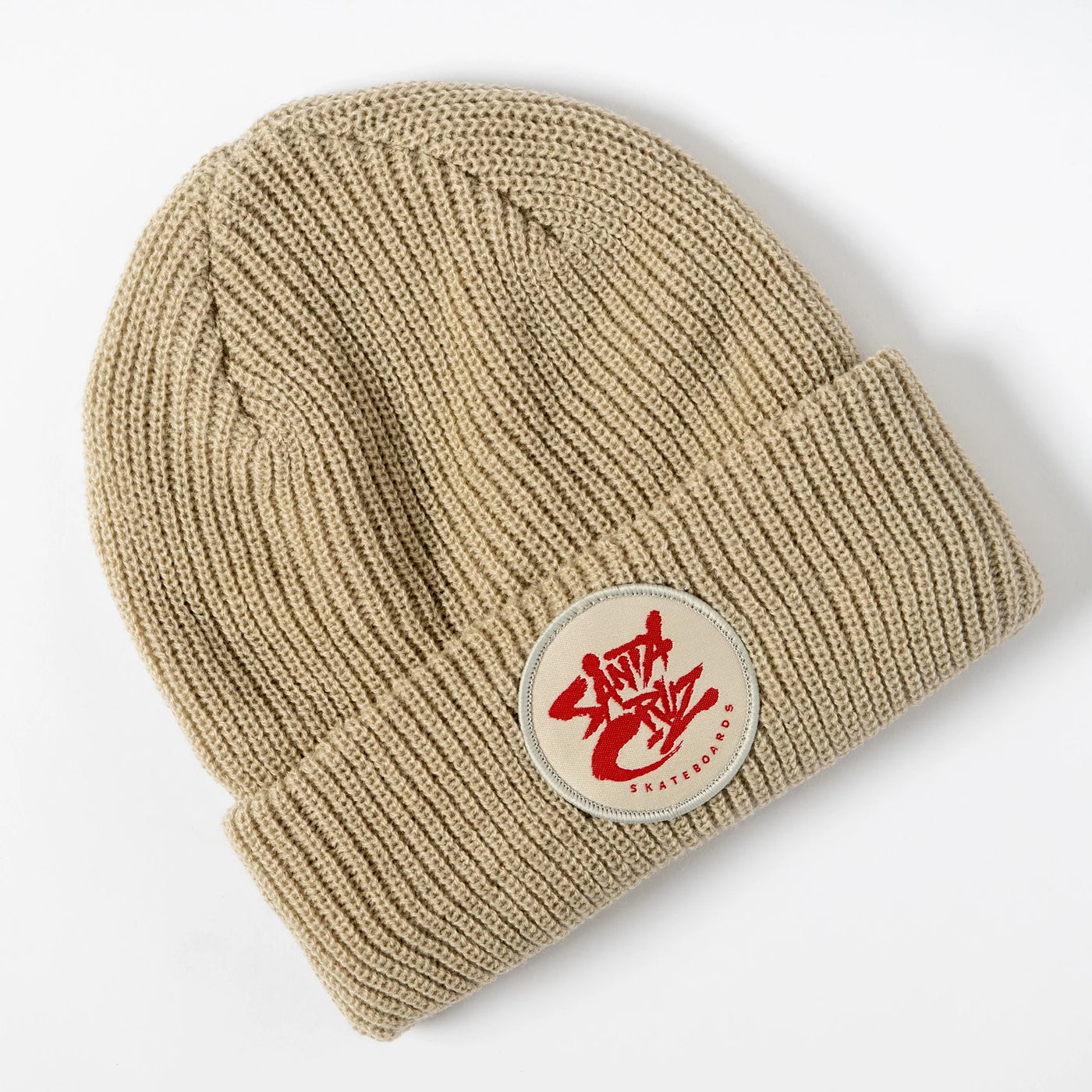 Santa Cruz - Gorro Beanie Pace Trap Long Shoreman Natural