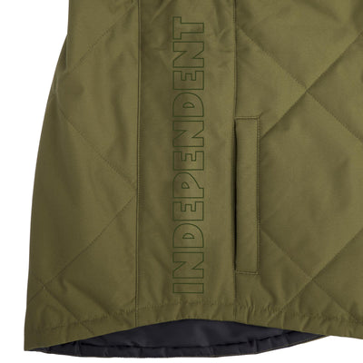 Independent - Chaqueta Vest Holloway Work Top Olive - Lo Mejor De Independent - Solo Por $64990! Compra Ahora En Wallride Skateshop