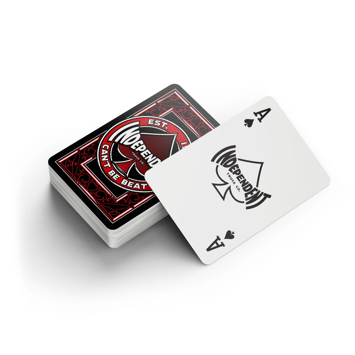 Independent - Baraja de Cartas Can't Be Beat Black/Red - Lo Mejor De Independent - Solo Por $11990! Compra Ahora En Wallride Skateshop