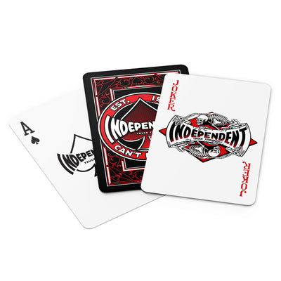 Independent - Baraja de Cartas Can't Be Beat Black/Red - Lo Mejor De Independent - Solo Por $11990! Compra Ahora En Wallride Skateshop