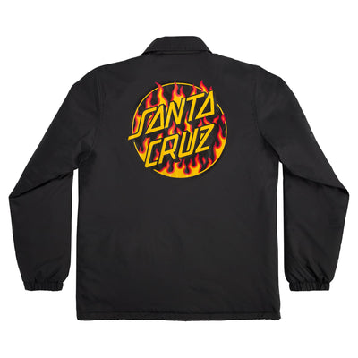 Santa Cruz - Chaqueta Thrasher Flame Dot Black - Lo Mejor De Santa Cruz - Solo Por $59990! Compra Ahora En Wallride Skateshop
