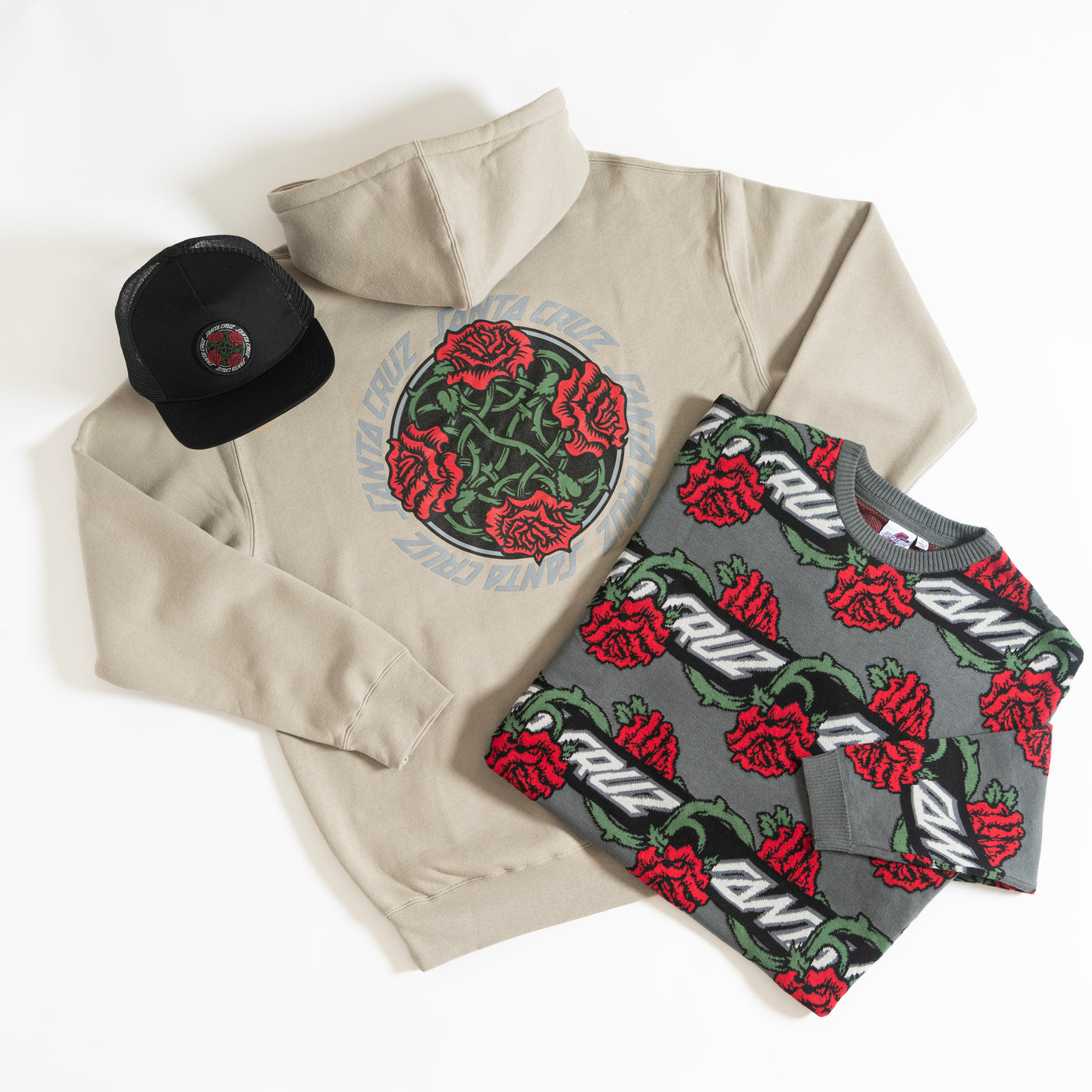 Santa Cruz - Chaleco Dressen Rose Vine Black - Lo Mejor De Santa Cruz - Solo Por $84990! Compra Ahora En Wallride Skateshop