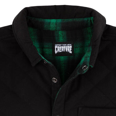 Creature	- Camisa Manga Larga Switch Reversible Top Black/Green