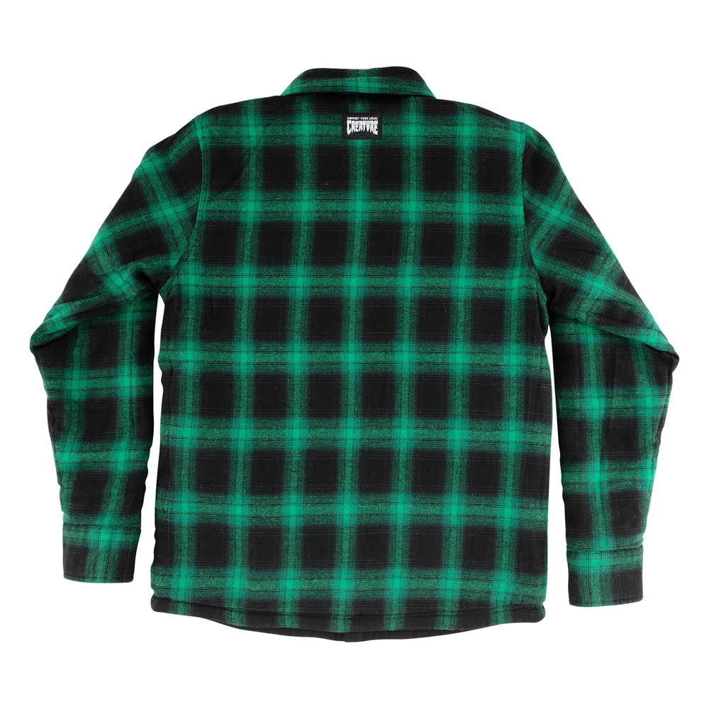 Creature	- Camisa Manga Larga Switch Reversible Top Black/Green