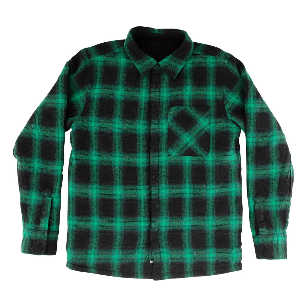 Creature	- Camisa Manga Larga Switch Reversible Top Black/Green