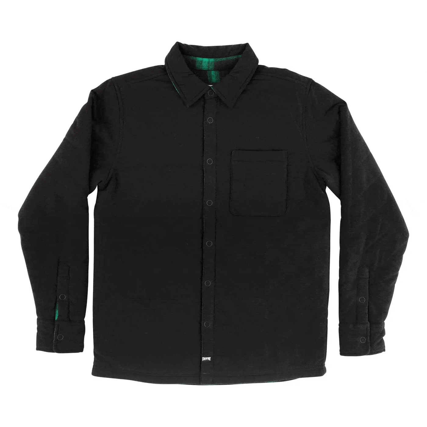 Creature	- Camisa Manga Larga Switch Reversible Top Black/Green