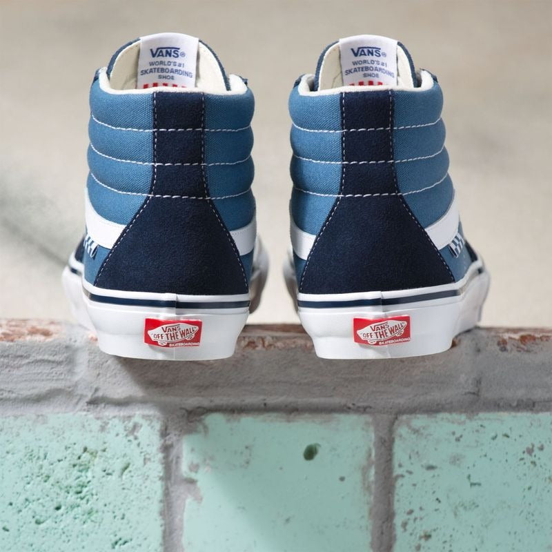 Vans - SKATE Sk8-HI Navy/White - Lo Mejor De Vans - Solo Por $89990! Compra Ahora En Wallride Skateshop