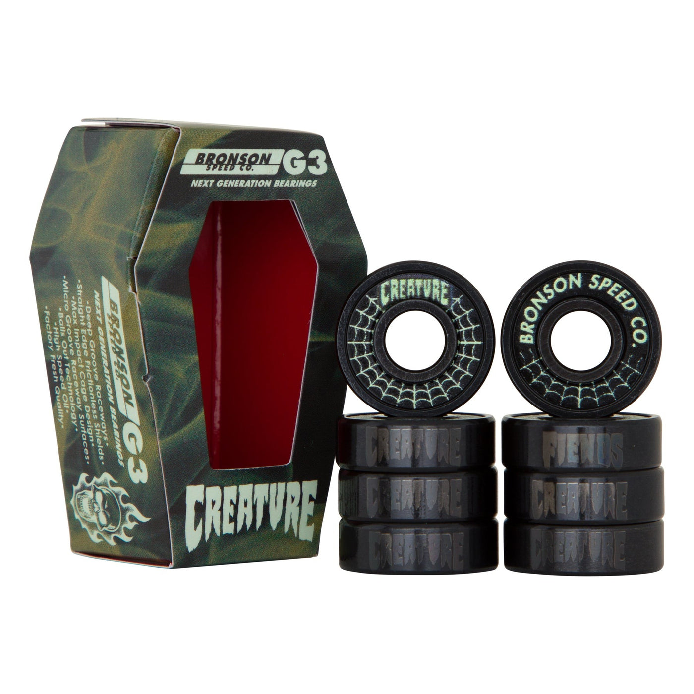 Bronson - Rodamientos G3 X Creature - Lo Mejor De Bronson - Solo Por $25990! Compra Ahora En Wallride Skateshop