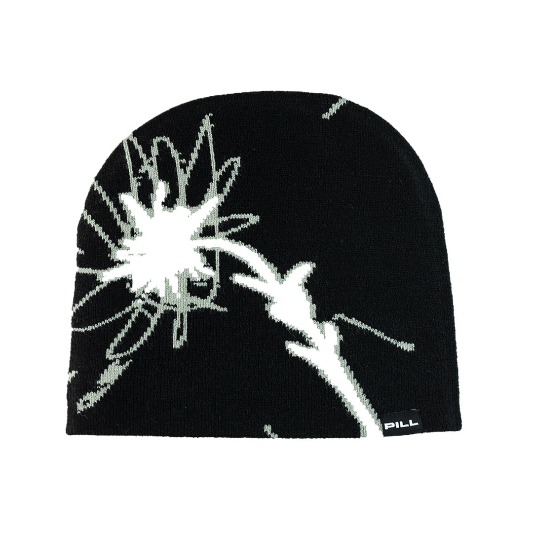 Pill - Gorro Beanie Flower Black - Lo Mejor De The Pill Company - Solo Por $15990! Compra Ahora En Wallride Skateshop