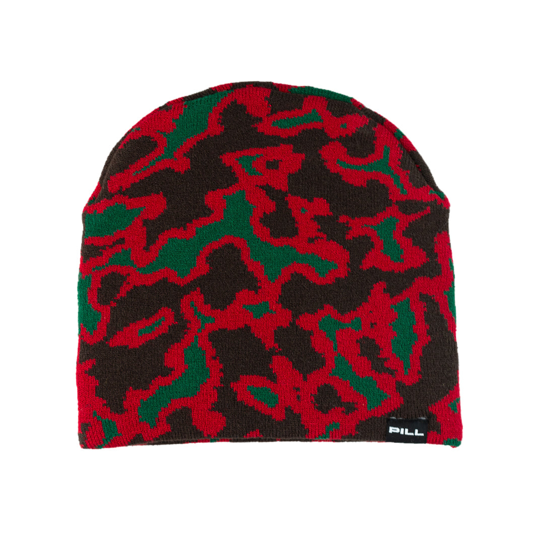 Pill - Gorro Beanie Fugazi Red/Brown - Lo Mejor De The Pill Company - Solo Por $15990! Compra Ahora En Wallride Skateshop