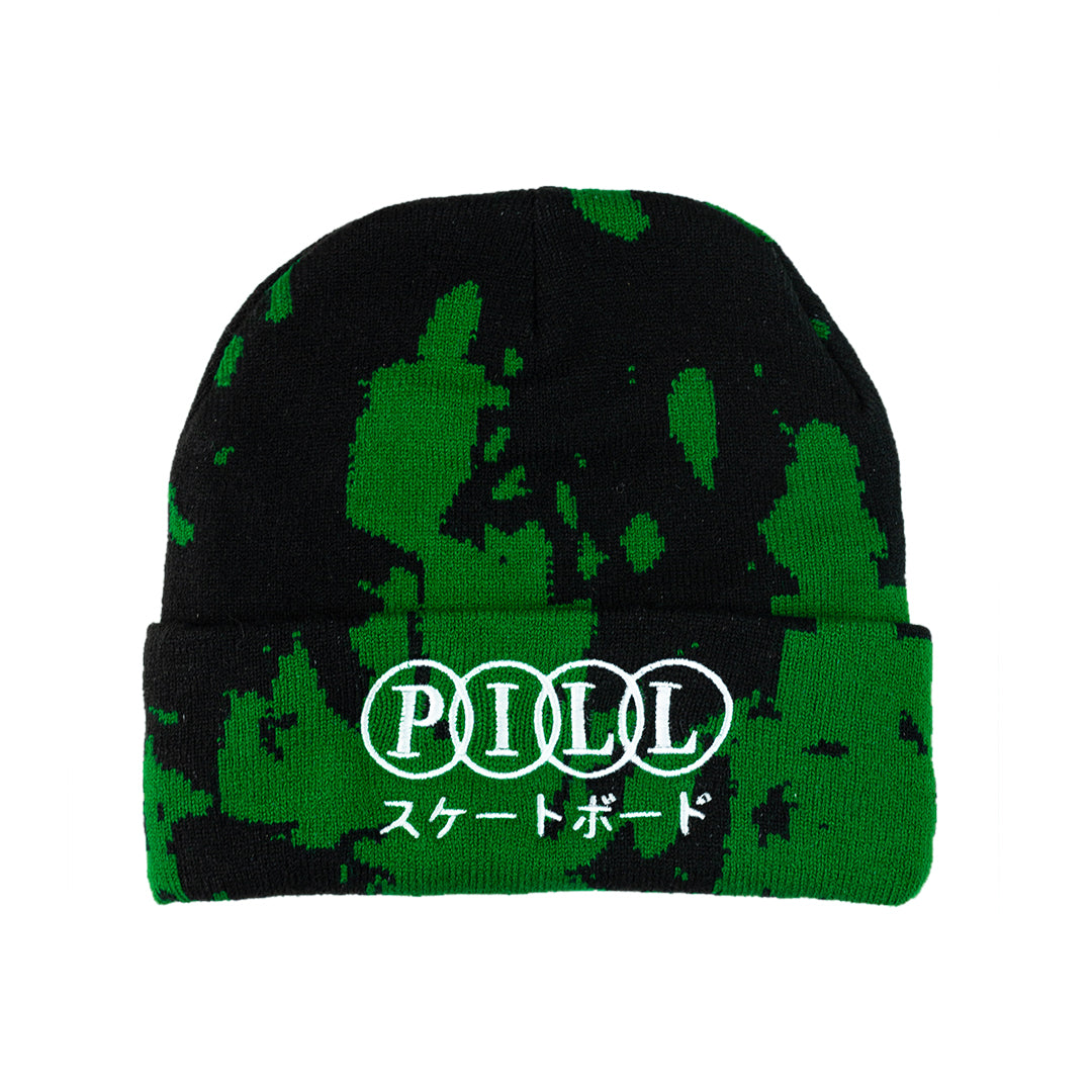 Pill - Gorro Beanie Tokyo Black/Green - Lo Mejor De The Pill Company - Solo Por $15990! Compra Ahora En Wallride Skateshop