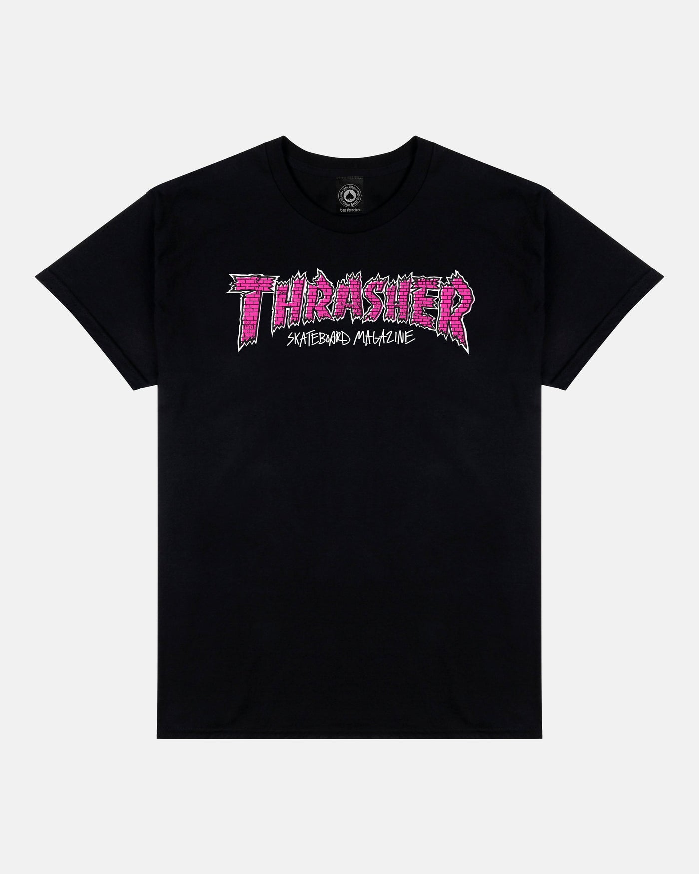 Thrasher - Polera Brick Black - Lo Mejor De Thrasher - Solo Por $24990! Compra Ahora En Wallride Skateshop