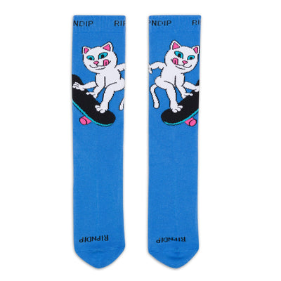 Rip N Dip - Calcetines Skater Nerm Slate Blue - Lo Mejor De Rip n Dip - Solo Por $10990! Compra Ahora En Wallride Skateshop