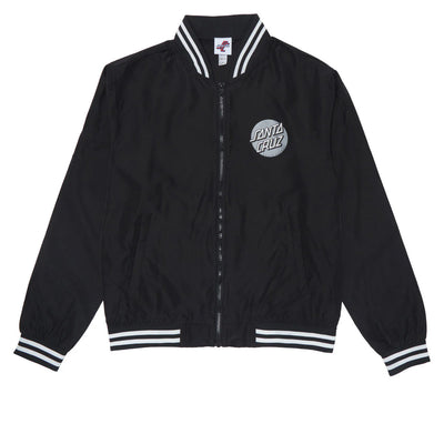 Santa Cruz - Chaqueta Cruz Bond Bomber Regular Black/White Stripe Rib