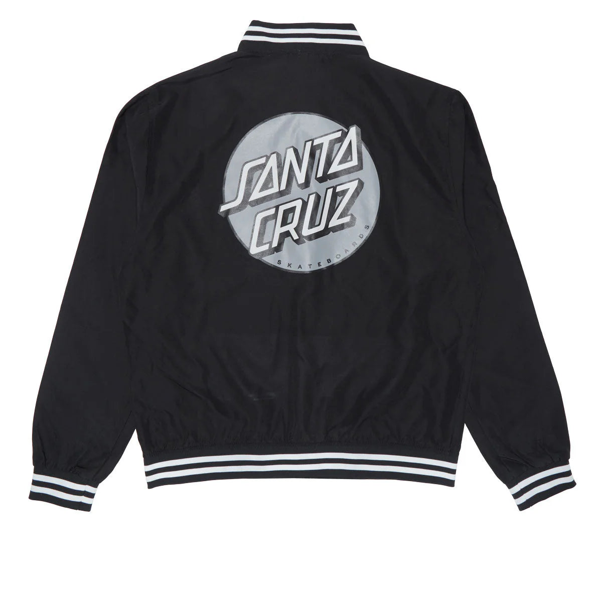 Santa Cruz - Chaqueta Cruz Bond Bomber Regular Black/White Stripe Rib