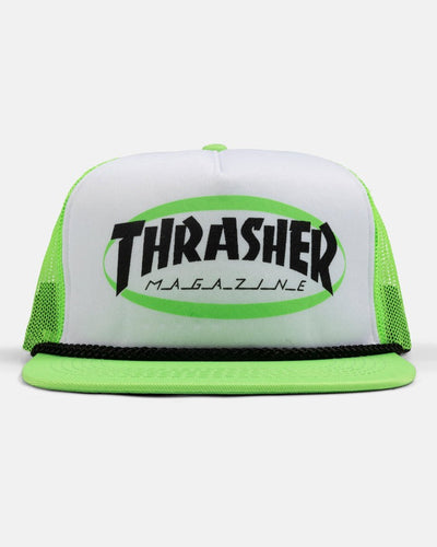 Thrasher - Snapback Ellipse Mag Logo Trucker Rope Green - Lo Mejor De Thrasher - Solo Por $29990! Compra Ahora En Wallride Skateshop