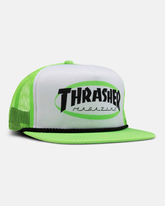 Thrasher - Snapback Ellipse Mag Logo Trucker Rope Green - Lo Mejor De Thrasher - Solo Por $29990! Compra Ahora En Wallride Skateshop