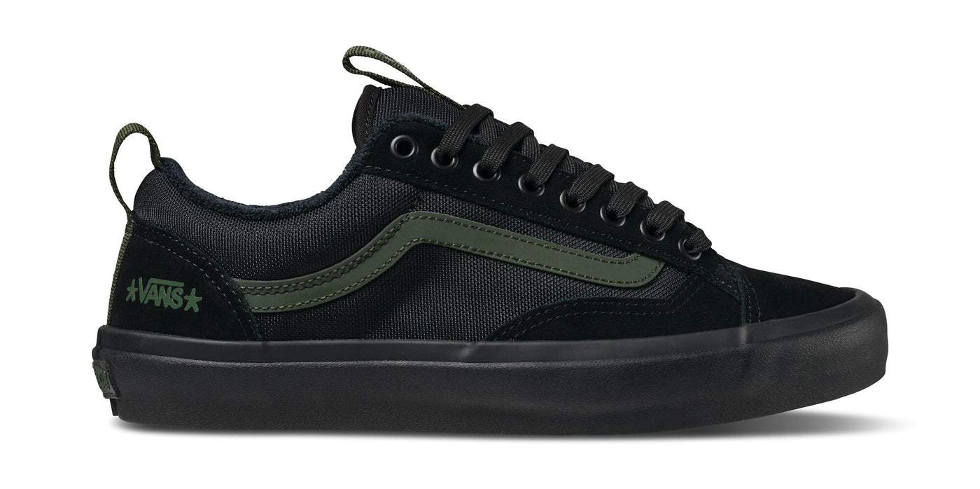 Vans - Zapatillas Skate Old Skool 36 + Atiba Black/Dark Green